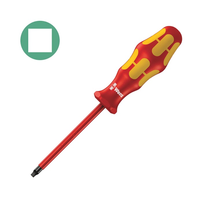 Surubelnita cap patrat 168 i VDE # 2x100 Wera 05004781001