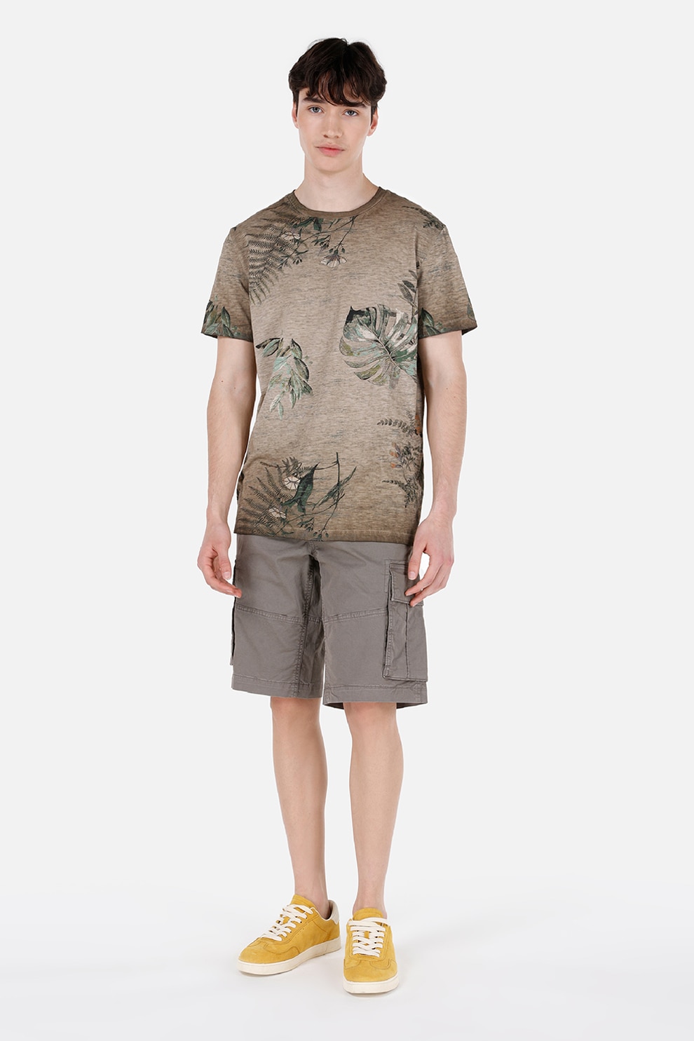 COLIN'S, Pantaloni scurti cargo din amestec de bumbac, Maro taupe, M