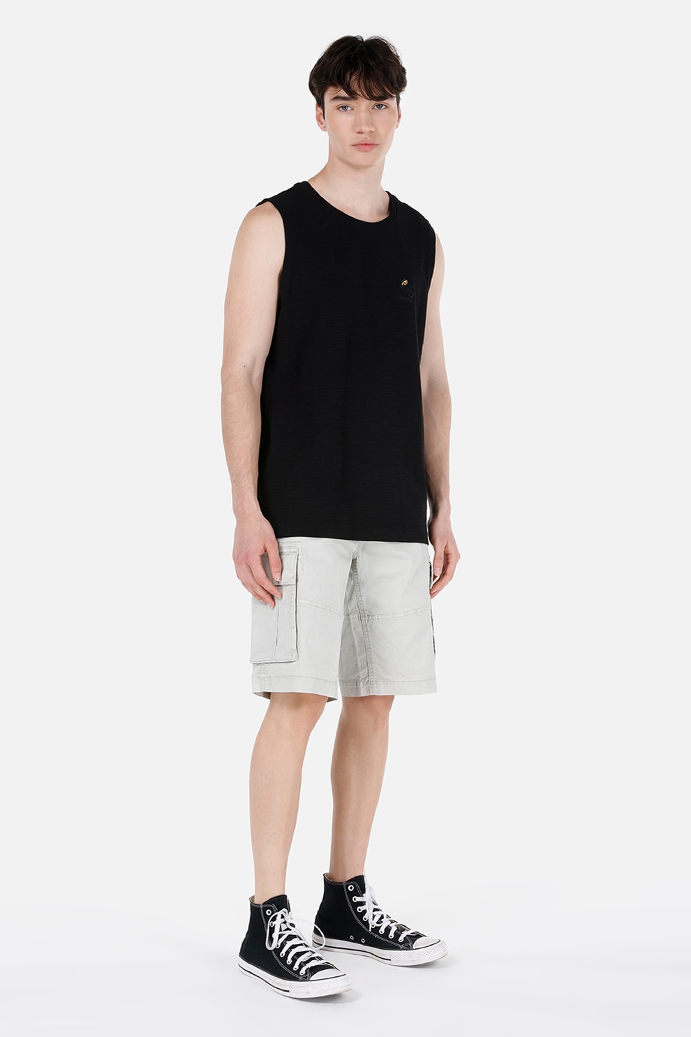 COLIN'S, Pantaloni scurti cargo din amestec de bumbac, Gri deschis, XL