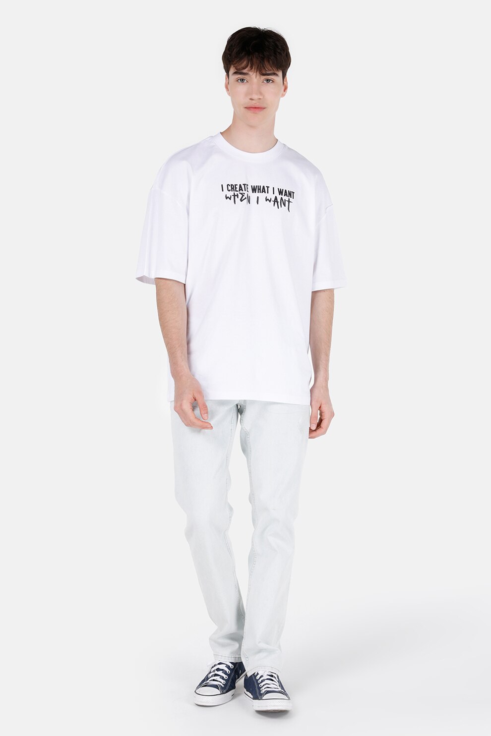 COLIN'S, Blugi cu croiala dreapta, Albastru glaciar, W32-L32