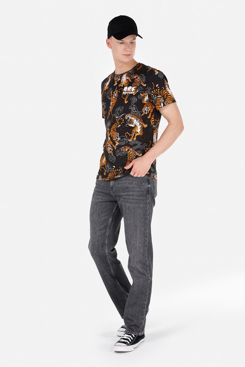 COLIN'S, Blugi regular fit David, Gri inchis