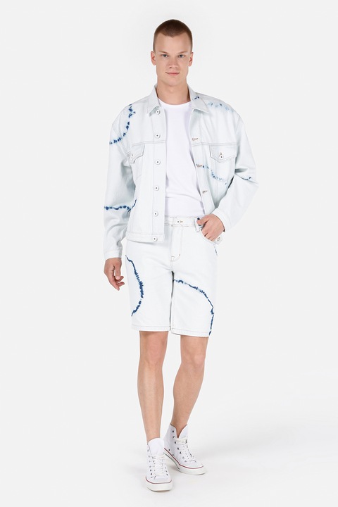 COLIN'S, Bermude regular fit din denim David, Albastru royal/Albastru glaciar