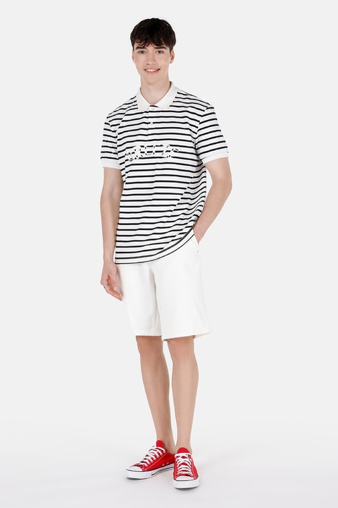 COLIN'S, Pantaloni scurti cu buzunare oblice, Alb