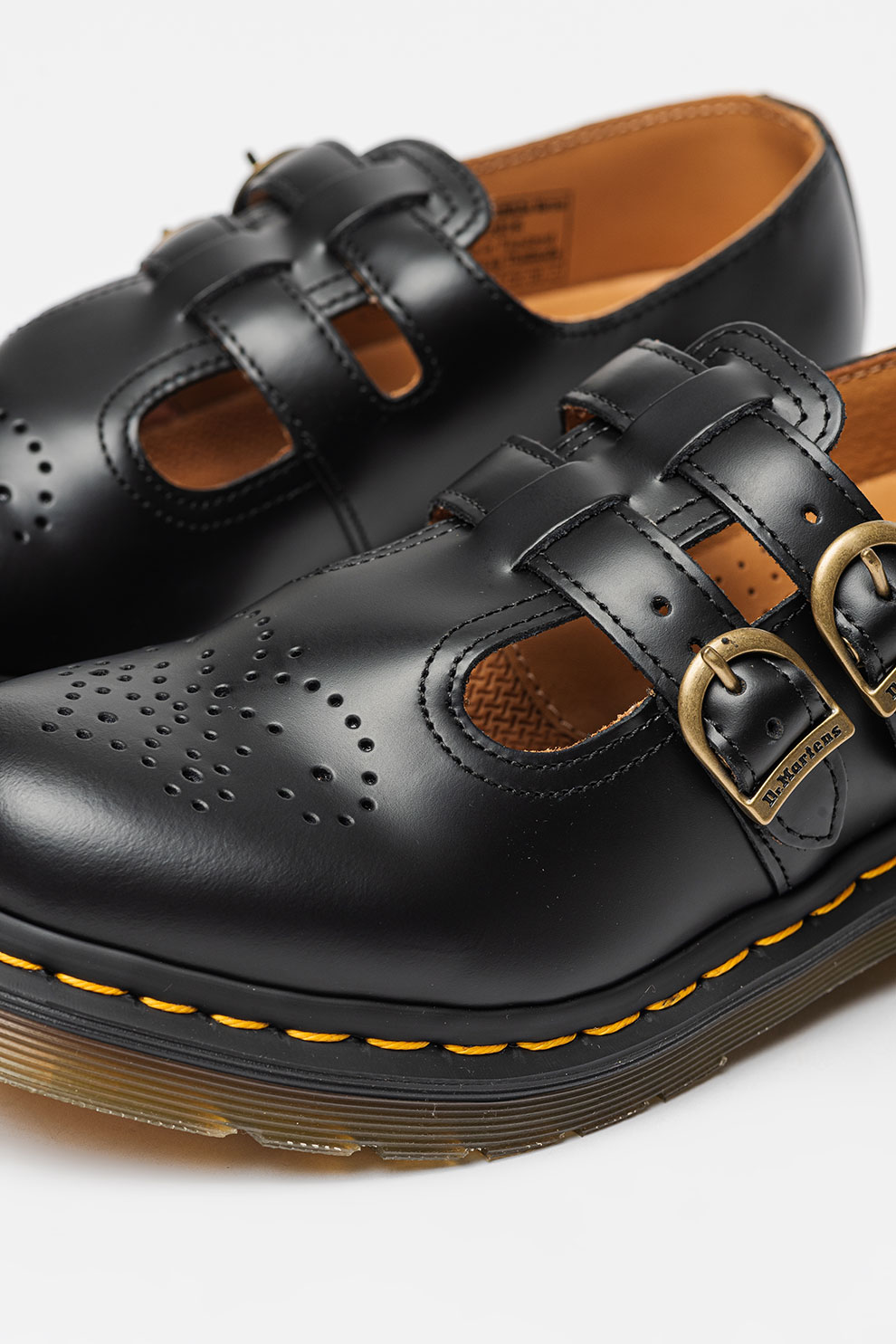 Dr. Martens, Pantofi Mary Jane de piele 8065 Smooth, Negru, 5