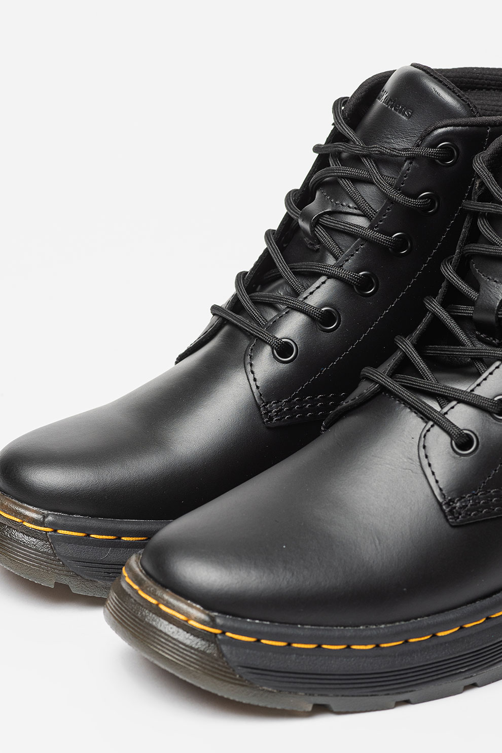 Dr. Martens, Ghete Chukka unisex de piele Crewson, Negru, 6 - eMAG.ro