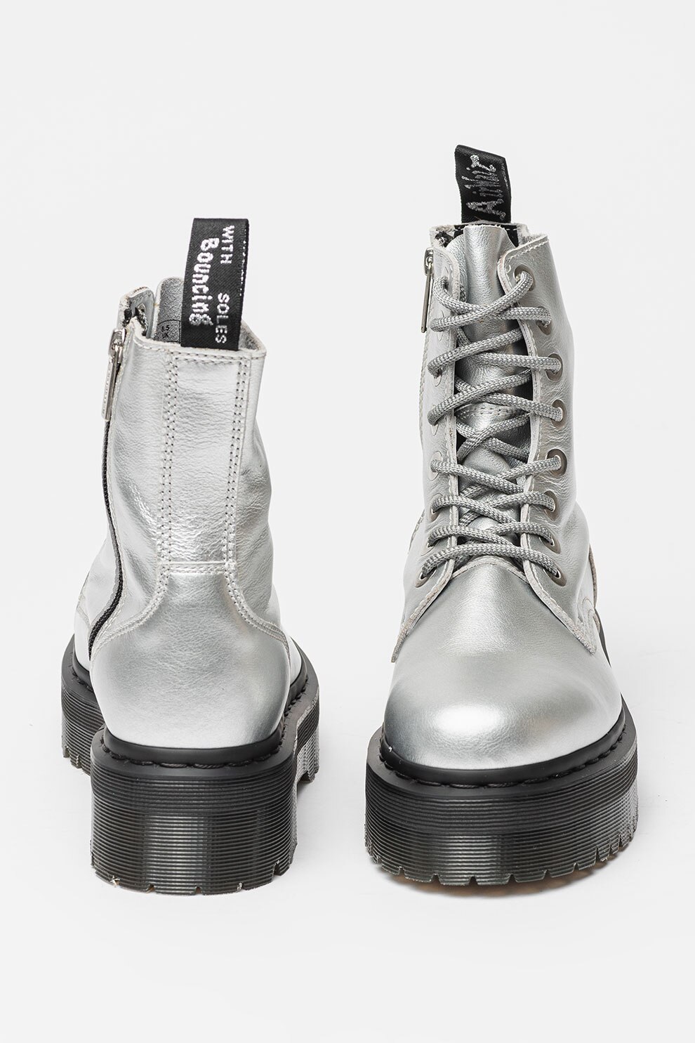 Jadon Buttero Leather Platform Boots in Black | Dr. Martens
