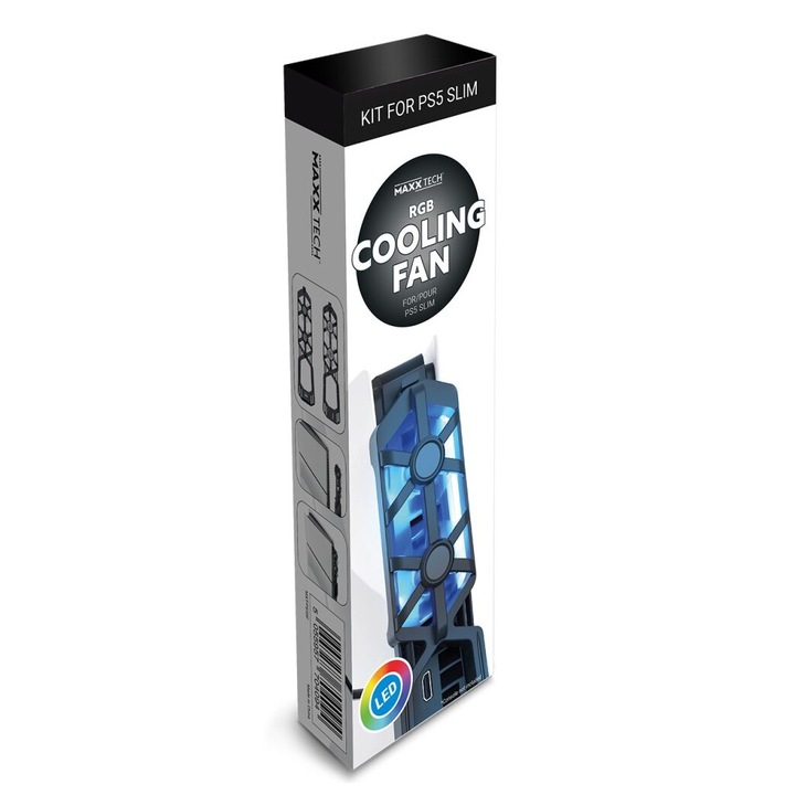 Ventilator Maxx Tech Slim Rgb Fan Pentru Playstation 5