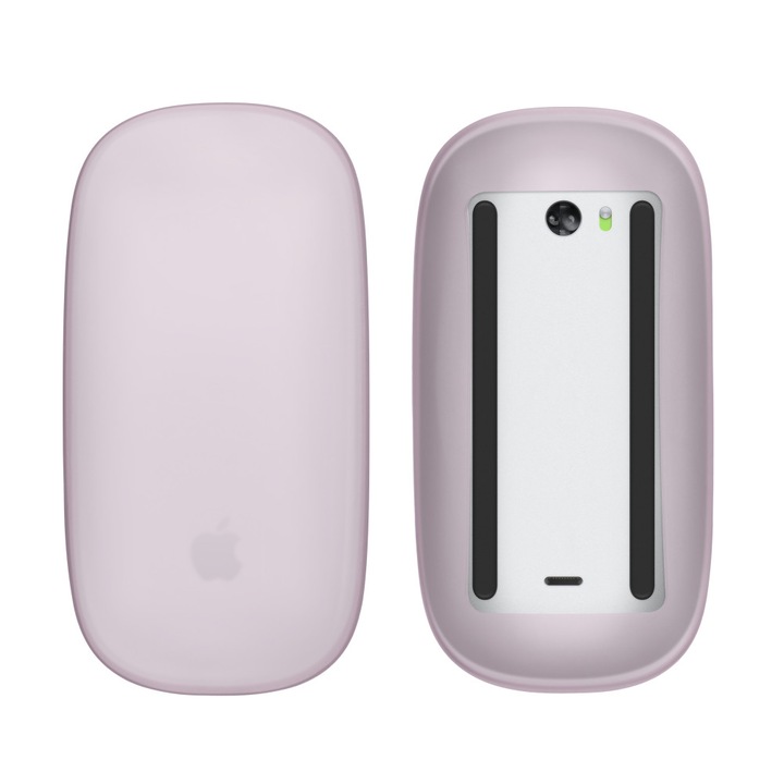 Kwmobile egértok Apple Magic Mouse 1/Magic Mouse 2-höz, lila, szilikon, KWM000020DM005C