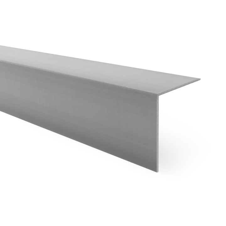 Quest PVC профил, 20x10cm, сив, 100cm, комплект