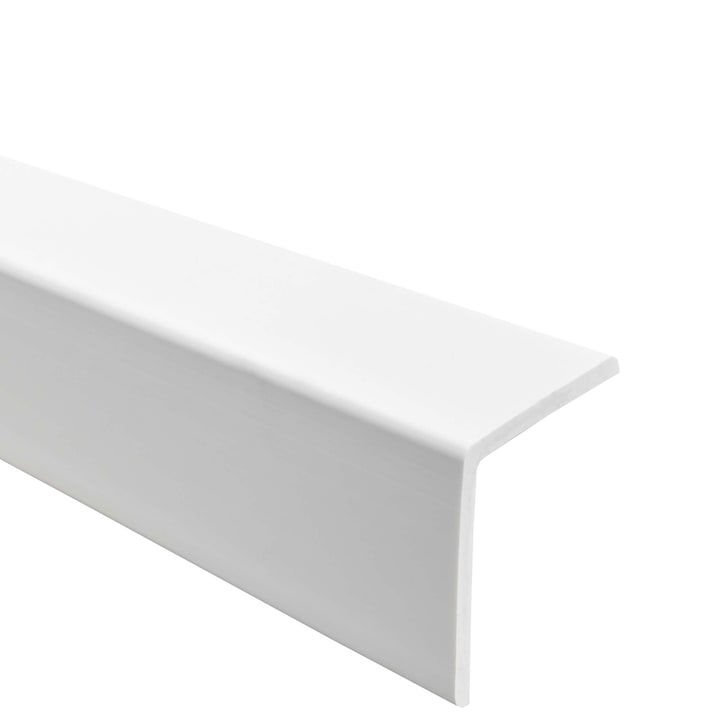 Декоративен профил Quest, PVC, самозалепващ се, бял, 27x27mm, 2m