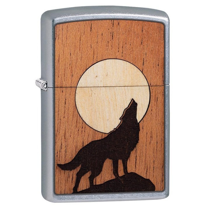 Bricheta Zippo Woodchuck USA Howling Wolf 49043