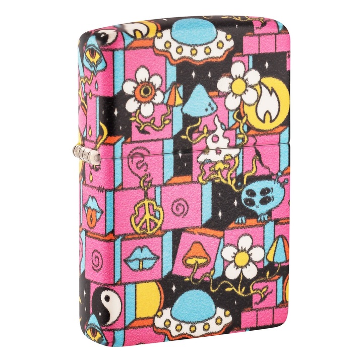 Bricheta Zippo 48779 Psychedelic Abstract Design