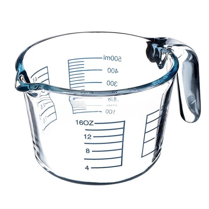 Pahar gradat KADAX, 2 scale masurare, ergonomic, 1000ml, 21.5x15.8x11cm