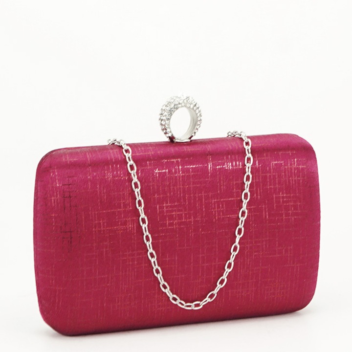 Geanta clutch eleganta rosu inchis BFL-22754 01 Rosu burgund