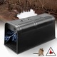 Capcana electronica umana pentru soareci, reutilizabila, cu soc electric de inalta tensiune, negru, siguranta pentru animale de companie