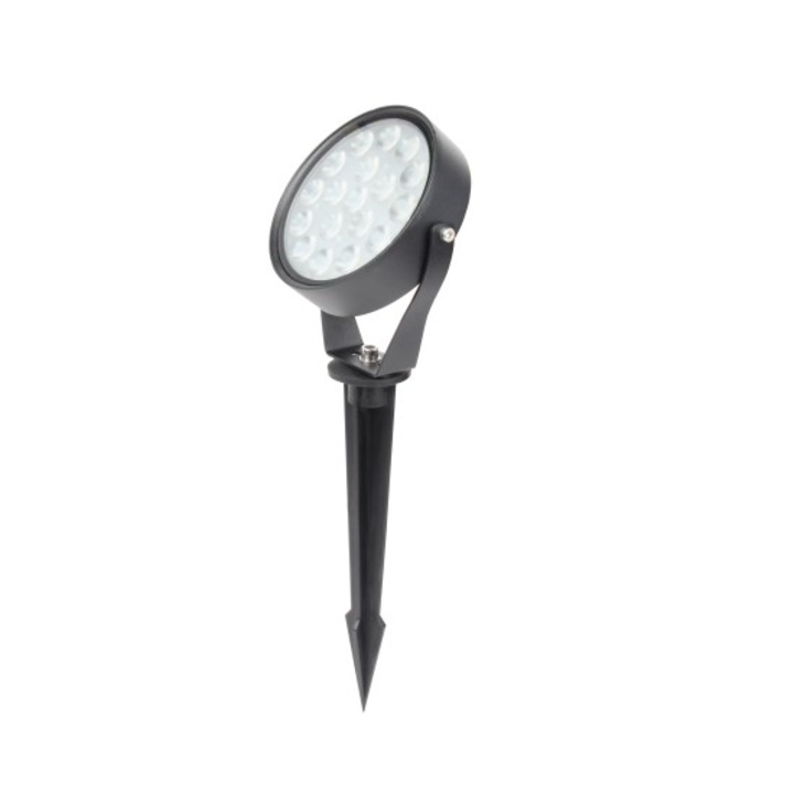Kültéri LED spot 15W, Lollipop modell, 3000K, meleg fény
