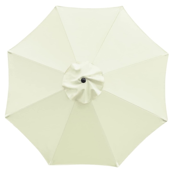 Резервно покривало за слънчев чадър, 8 спици, 3 м, водоустойчиво, UV-защитно, бежово