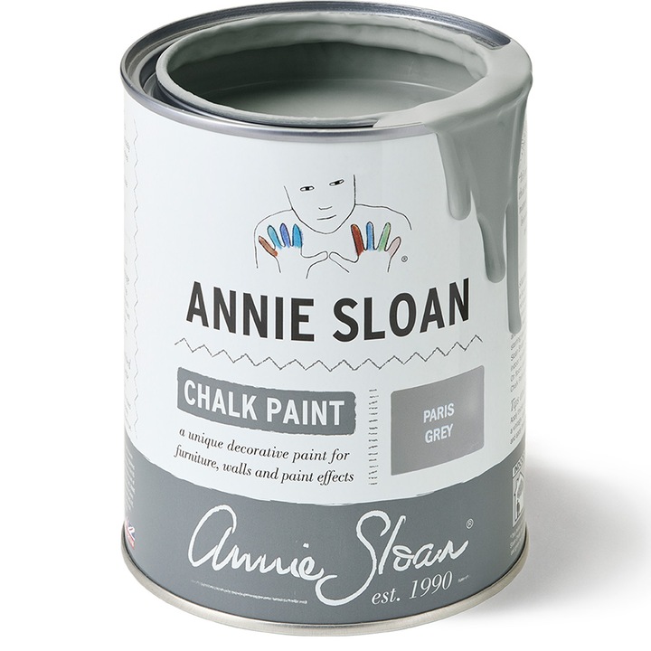 Vopsea pentru mobila Annie Sloan Chalk Paint, Paris Grey, 120 ml