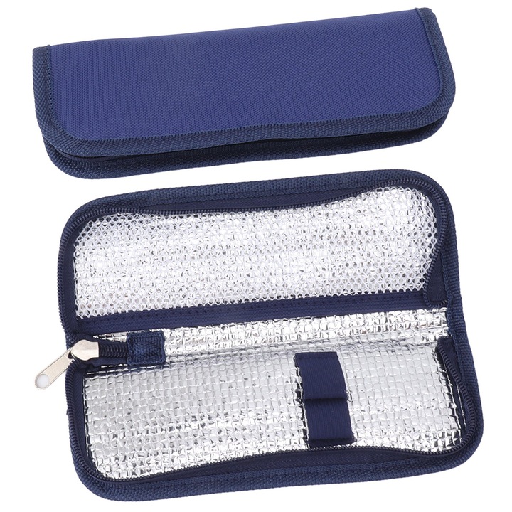 Geanta pentru transport insulina, material canvas