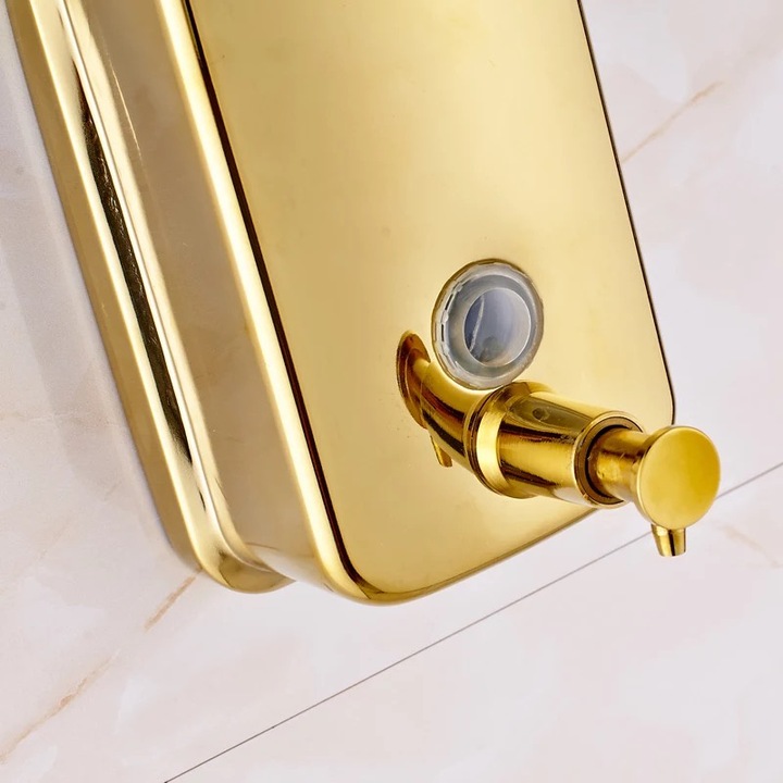 Folyékony szappan adagoló, arany, űrtartalom 800 ml