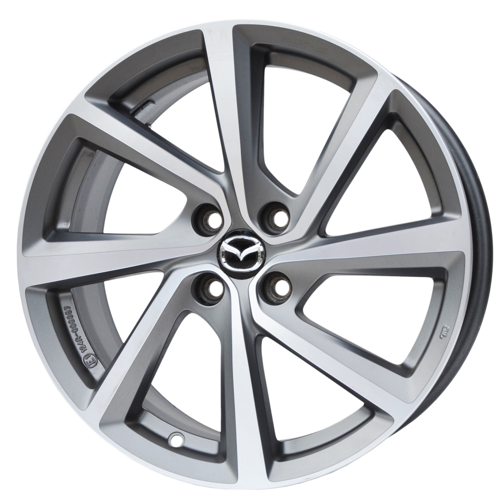 Set 4 jante aliaj Mazda, NA1PV3810, 17x7 inch, 4x100, ET45, MGM