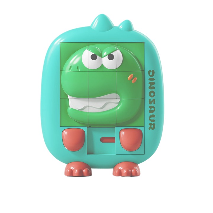 Образователна пъзел игра, плъзгаща се, многоцветна, ABS пластмаса, за пътуване