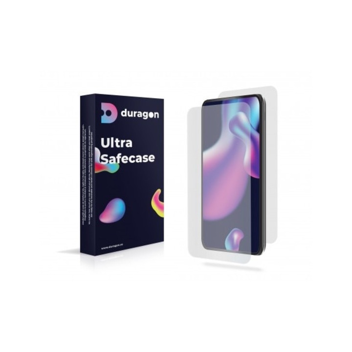 Комплект Duragon, Съвместим с vivo V40e, защитно фолио, От силикон, Предна и задна защита