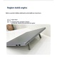 Suport laptop pliabil, 21.6x2.6cm, ajustabil, lumina, design ascuns, negru