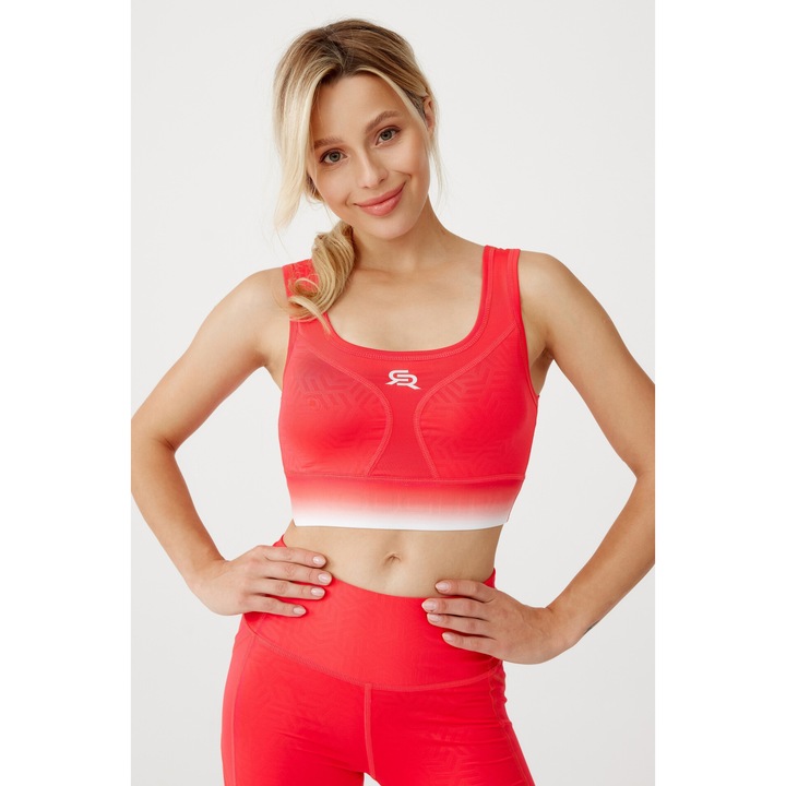 Спортен сутиен Speed X Ii със средна поддръжка и лента, Rough Radical, Fitness/Aerobics/Yoga, Moisture Management, Polyester, S, Pink