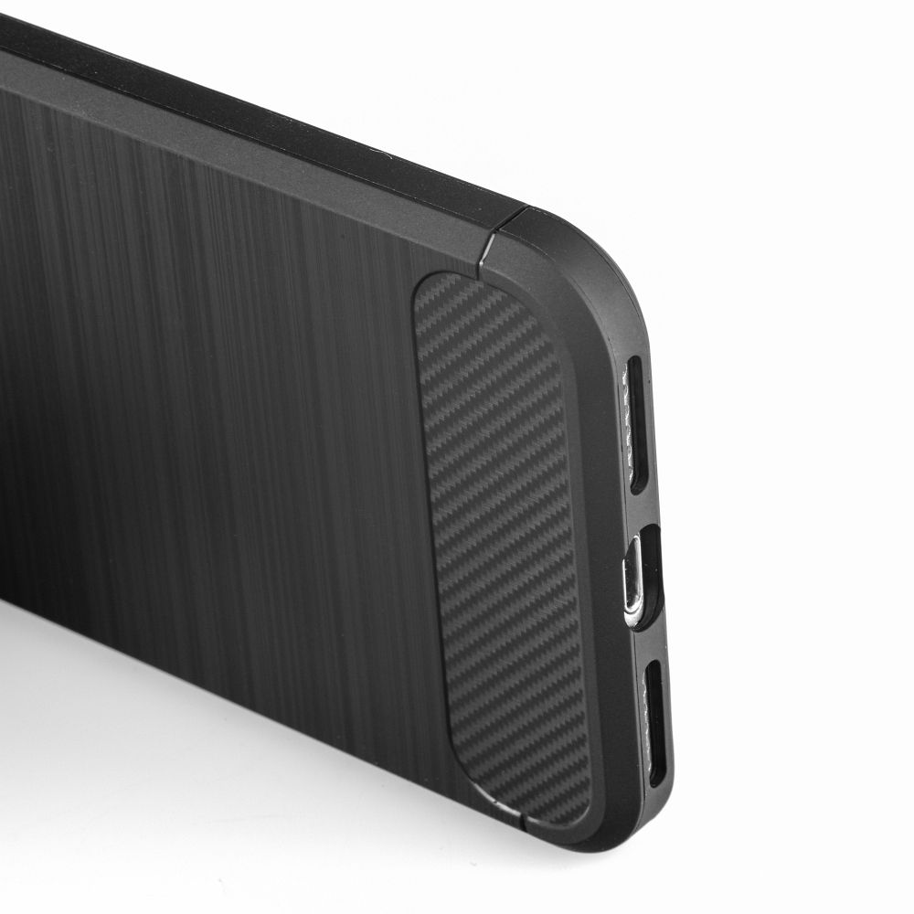 Husa telefon, neagra KARBON compatibila SAMSUNG Galaxy S20 FE / S20 FE 5G