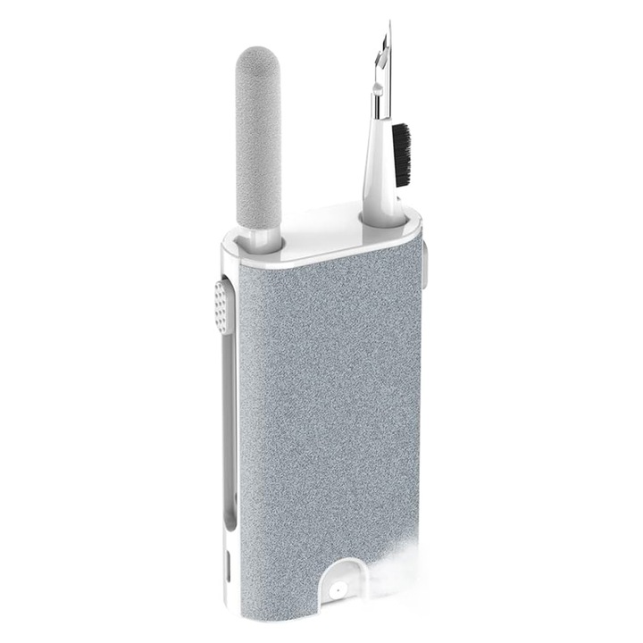 Set Curatare 5 in 1 Chucai pentru Smartphone, Tablete, Laptopuri, Camere, Gri