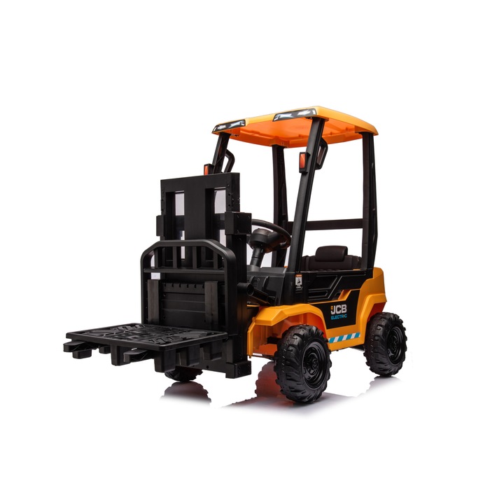 Motostivuitor electric pentru copii JCB 2x 35W, 12V, culoare galben