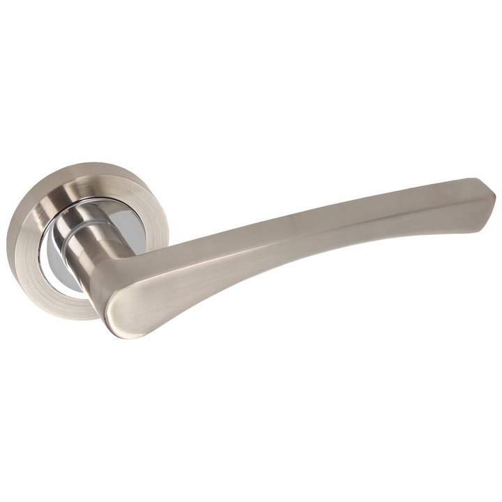 Maner usa interior, GAMET Iris DH-88A, sistem dublu de asistenta, crom si nichel periat, 12.9cm