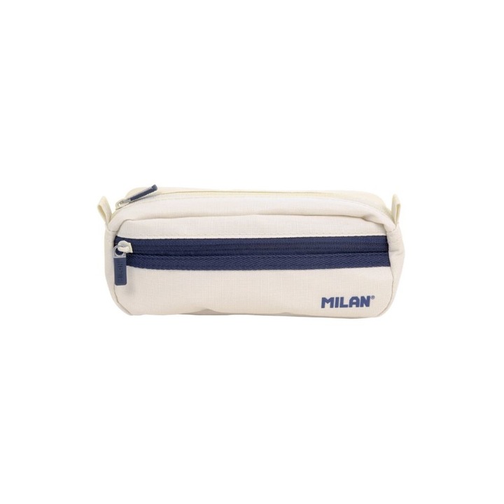 Несесер за моливи, Милано, 2 ципа, Бежов