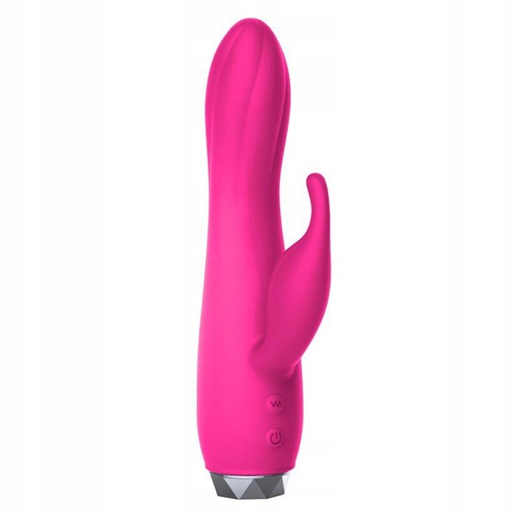 Вибратор Luka "заек", 8 режима на вибрация, Медицински силикон, 16.5x4.2-4.8cm