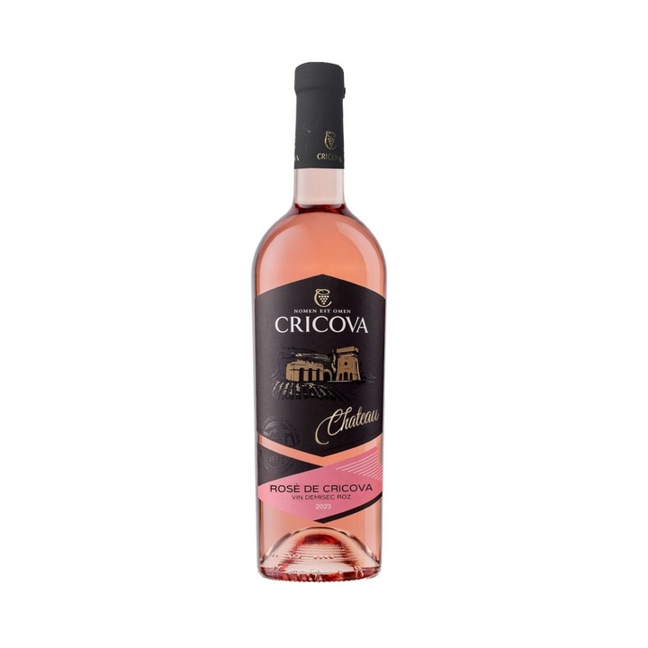 Vin Rose Cricova Chateau, Demisec, 0.75L