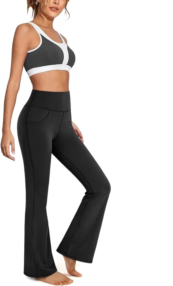 Pantaloni pentru femei, Promover, cu buzunare, evazati, ideali