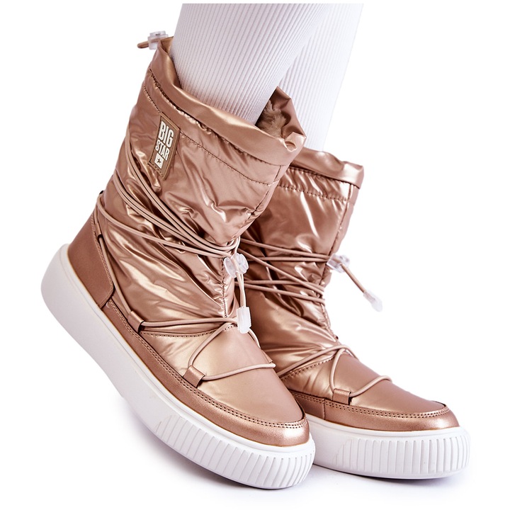 Ghete dama Big Star Shoes, Bej