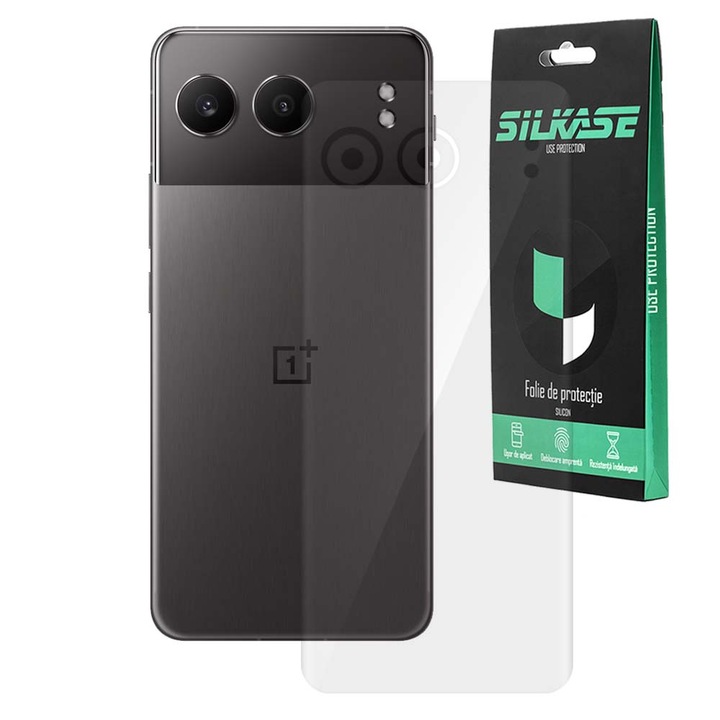 SILKASE hátlapfólia, kompatibilis OnePlus Nord 4-hez, hátvédelem, megújuló szilikon