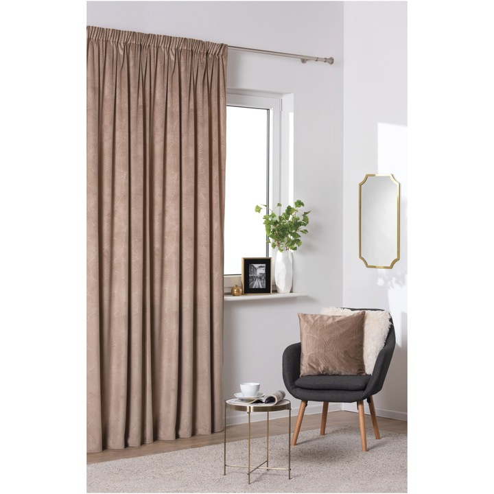 Перде Splendid Bilo, 200 x 260 см, 100% полиестер, Кафяв