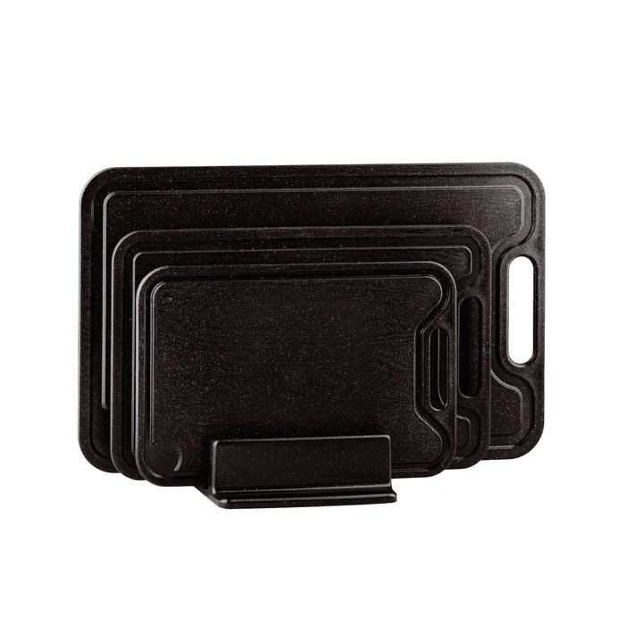 Set placi de taiat dreptunghiulare SML black 2 buc