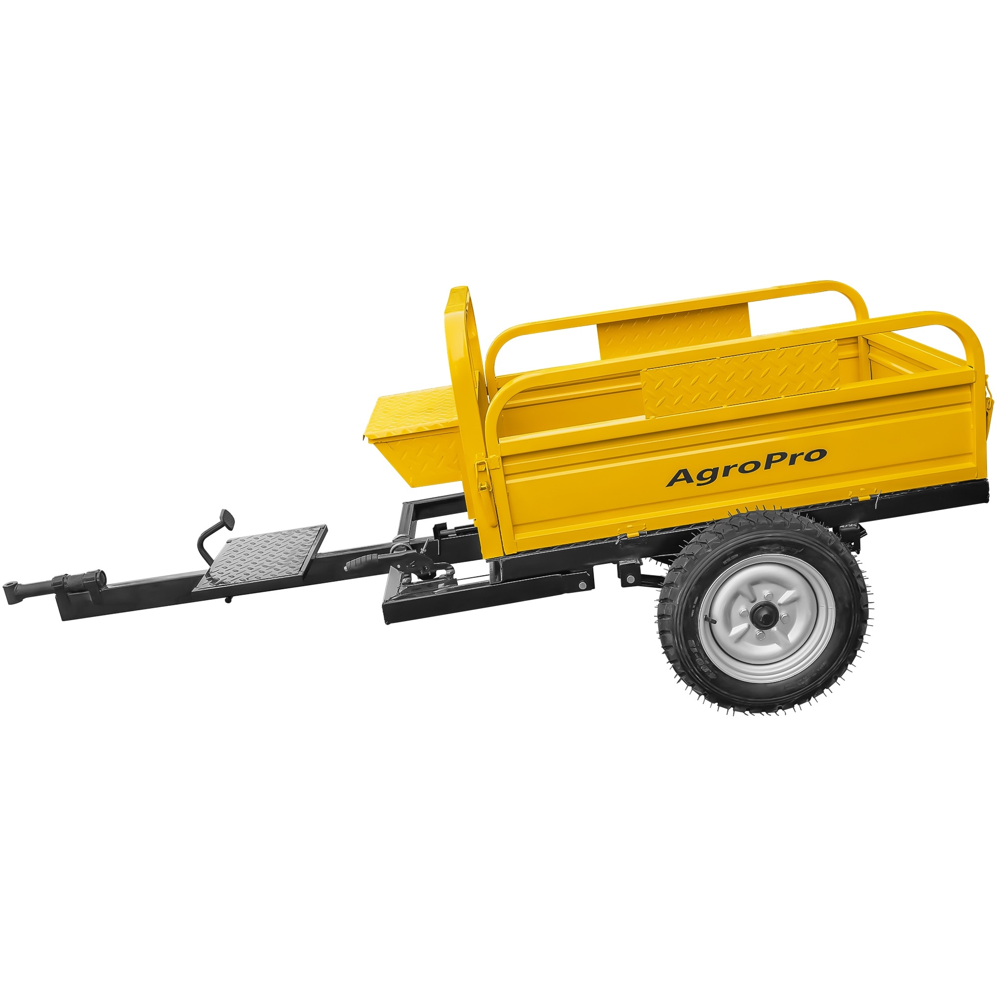 Remorca AgroPro REM 500, capacitate max 500 kg, roti 4.00-12 ...