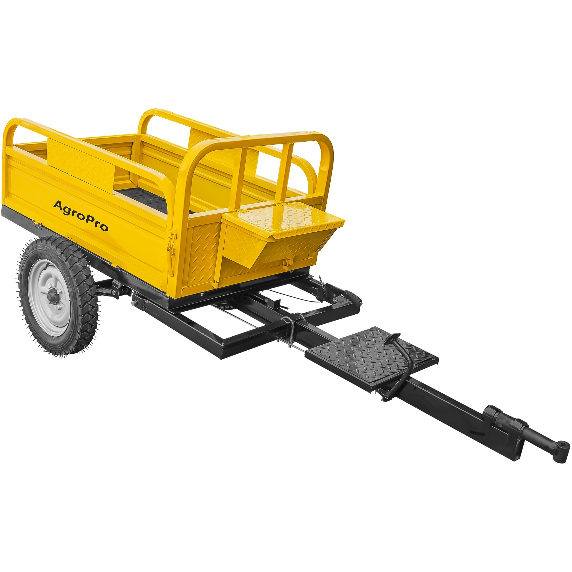 Remorca AgroPro REM 500, capacitate max 500 kg, roti 4.00-12 ...
