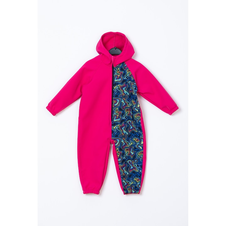 Be You softshell overall fiúknak, Fukszia