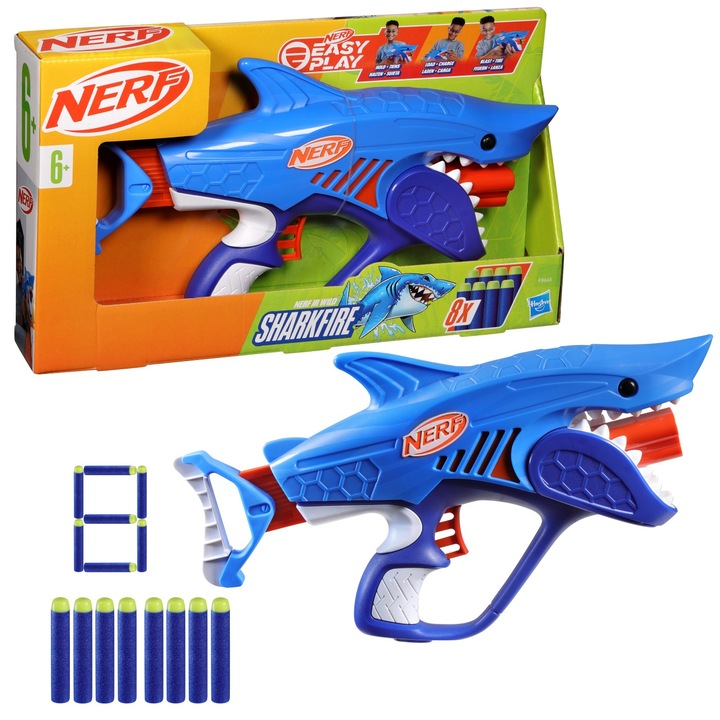 Бластер Nerf - Easy Play, Wild Sharkfire