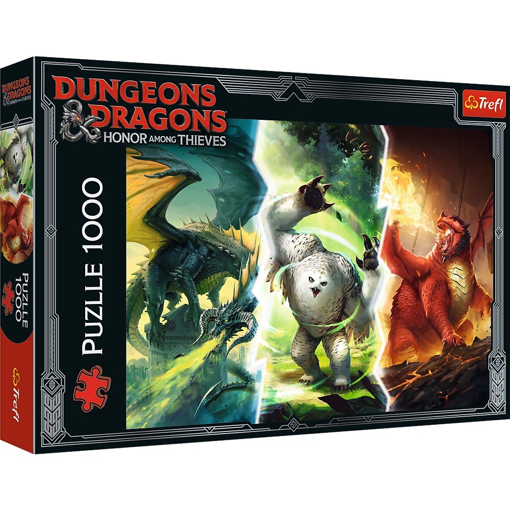 Puzzle Trefl - Dungeons Dragons Legendere Misterioase, 1000 piese