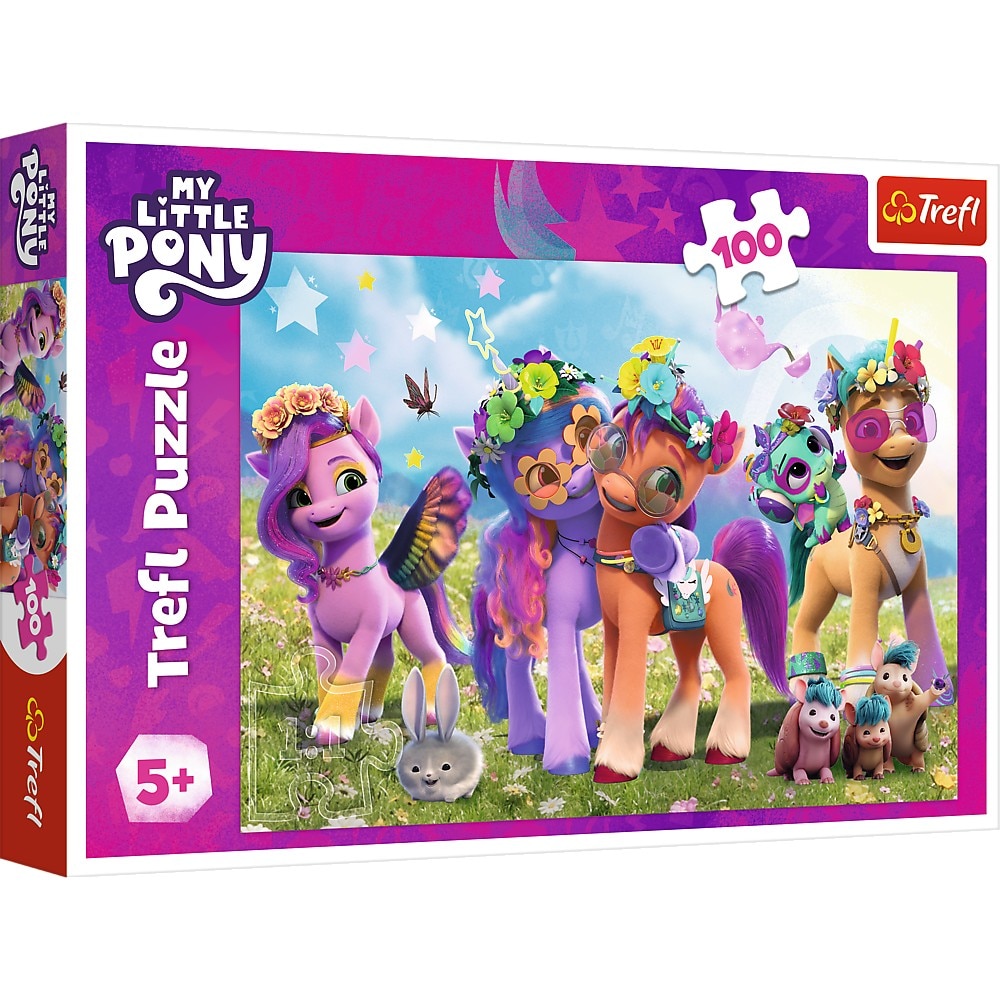 Puzzle Trefl - My Little Pony, Poneii Amuzanti, 100 piese