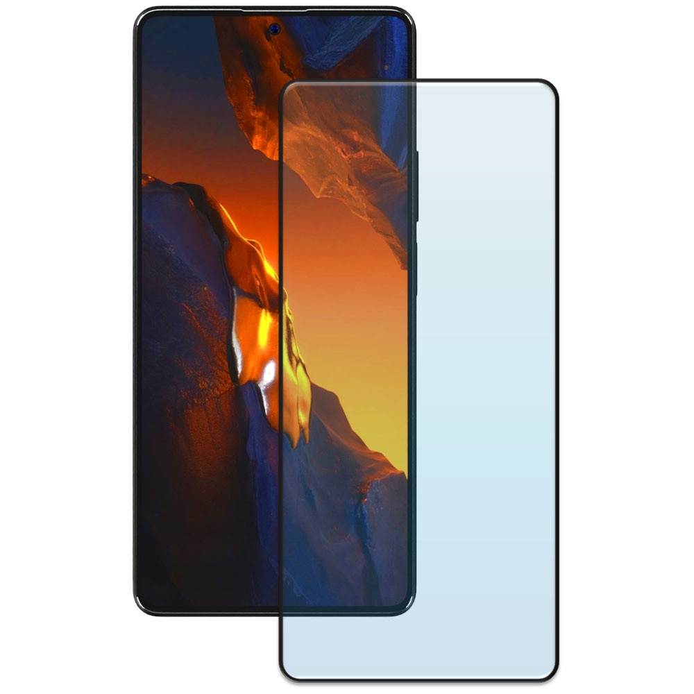 Folie din sticla securizata pentru Xiaomi Poco F5, HAMSTERBOX Glass Shield, Protectie completa ecran, Full face, Aplicare rapida, Case Friendly, Transparenta