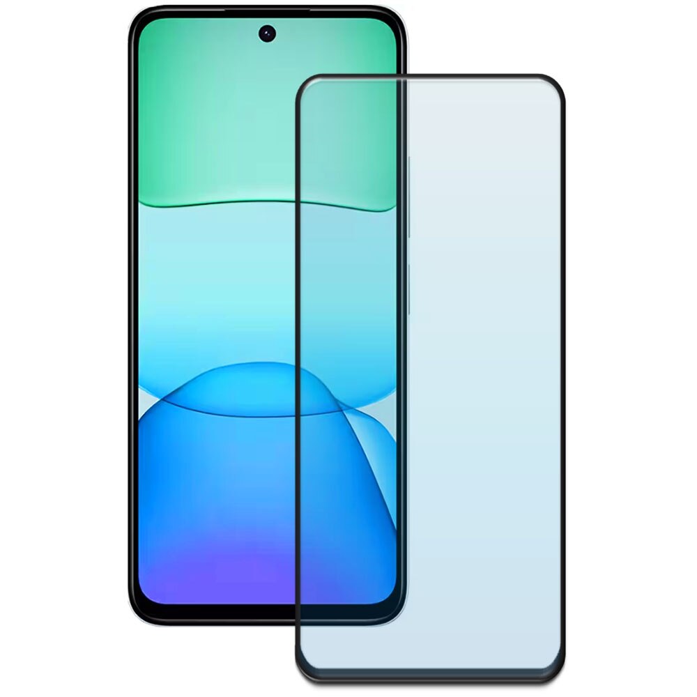 Folie din sticla securizata pentru Xiaomi Redmi 13, HAMSTERBOX Glass Shield, Protectie completa ecran, Full face, Aplicare rapida, Case Friendly, Transparenta