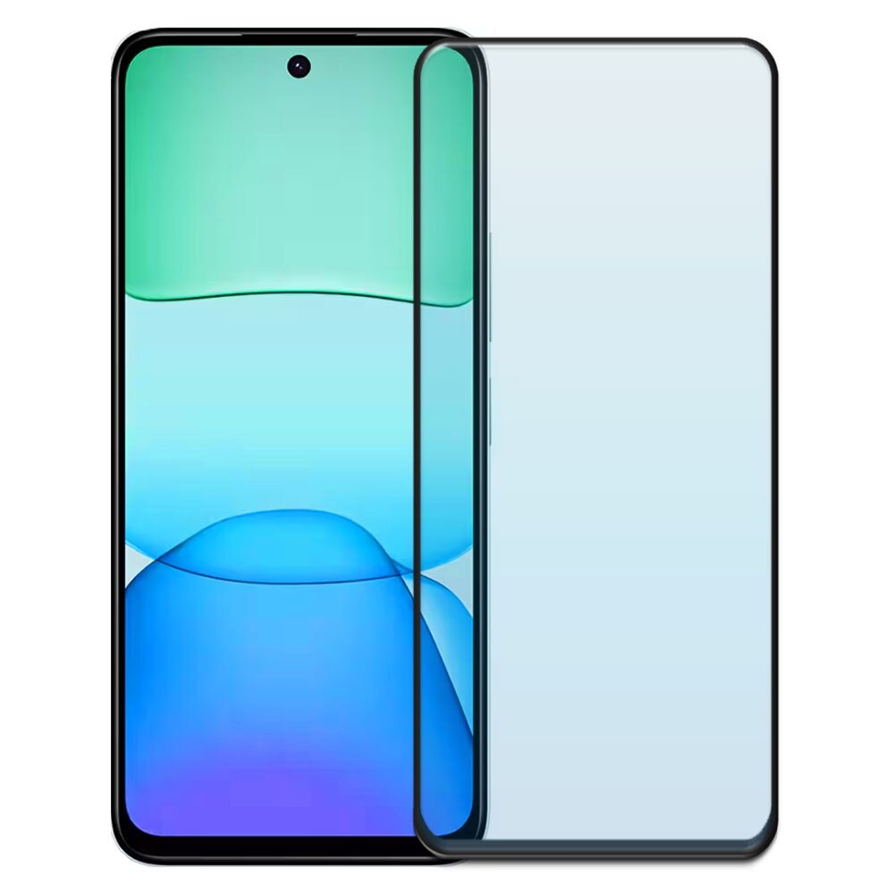 Folie din sticla securizata pentru Xiaomi Redmi 13, HAMSTERBOX Glass Shield, Protectie completa ecran, Full face, Aplicare rapida, Case Friendly, Transparenta
